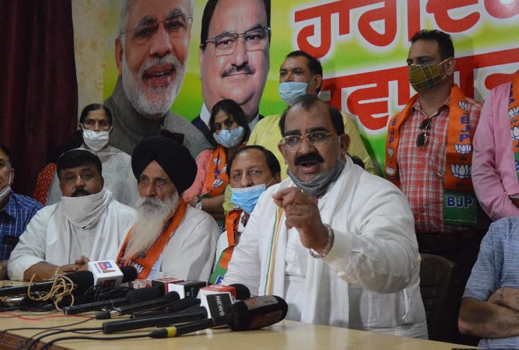 Punjab BJP president Ashwani Kumar Sharma reached Ludhiana