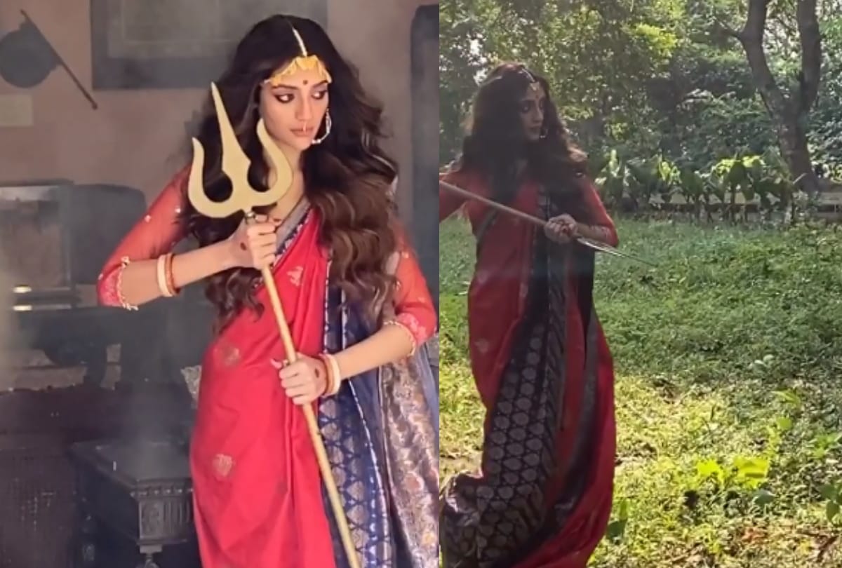 Saharanpur News: Deobandi ulama is angry at MP Nusrat Jahan taking the form of Durga