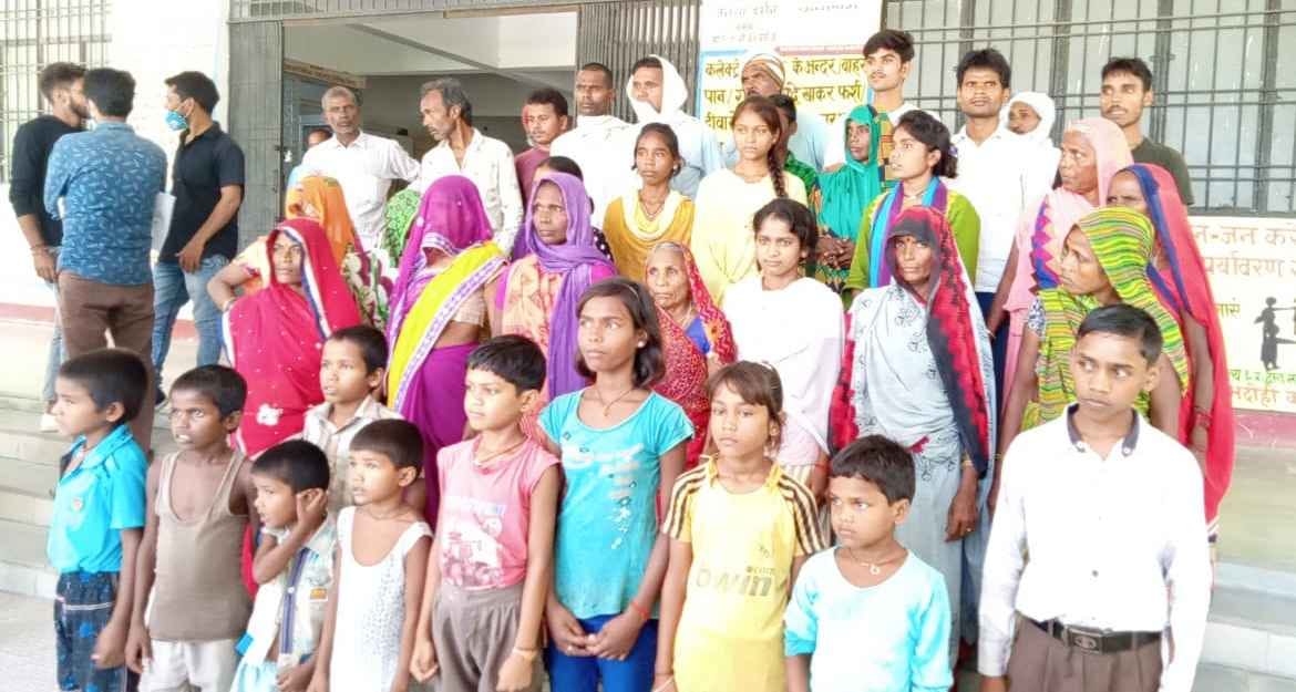 Villagers raised their voice over the quota shop