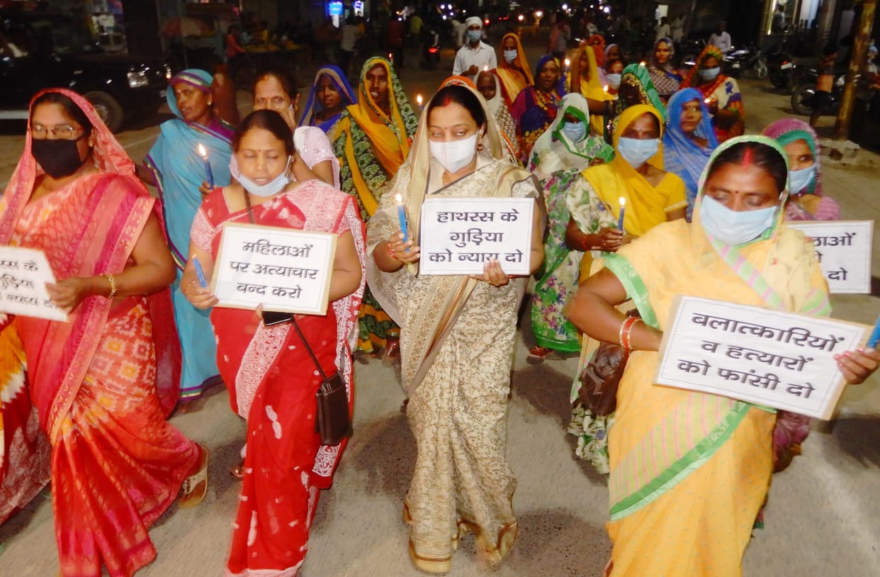 Candle procession for justice to Hathras Goodies