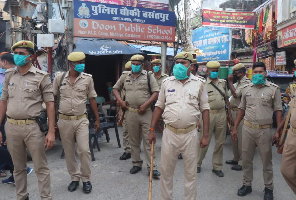Police alert during Ayodhya structure demolition case in Gorakhpur