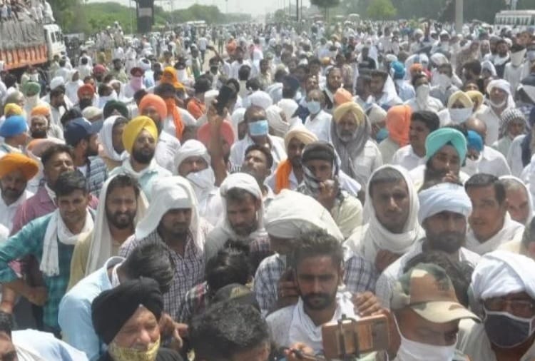 Haryana News in Hindi: Bharatiya Kisan Union protests today outside mandis in Haryana