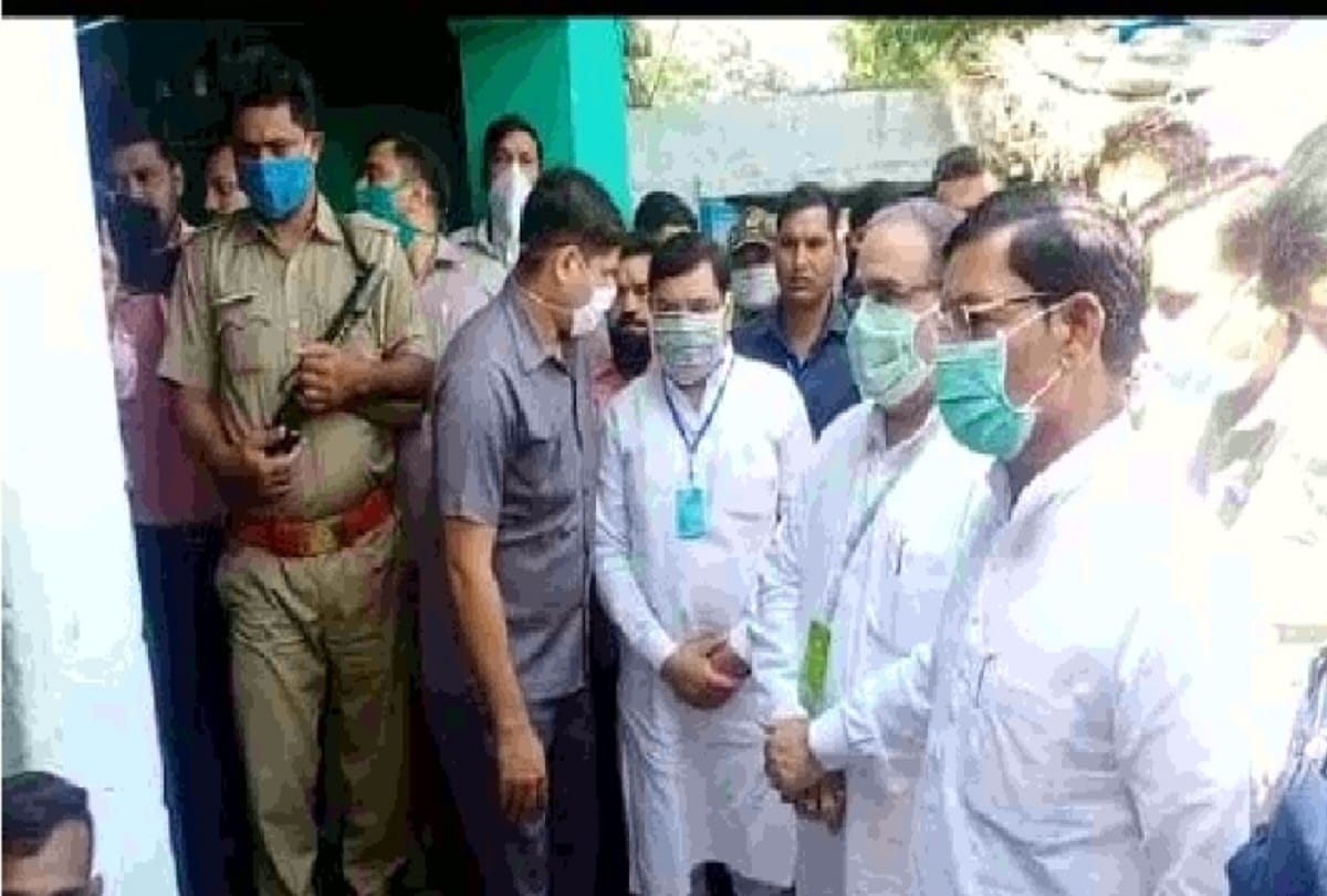 Hathras case latest update UP police shares video of last rites of victim amidst various allegations