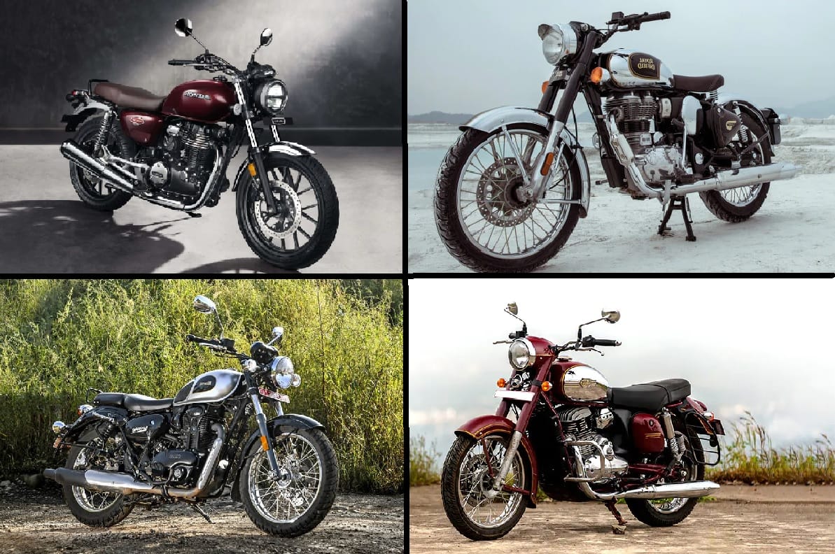 Engine specification and price comparison of Honda Highness CB350, Royal Enfield Classic 350, Benelli imperial 400 and Jawa 42 bike