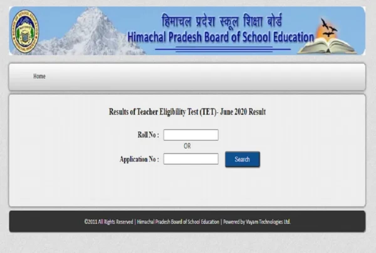 HPTET Result 2020: Himachal Pradesh TET Results released on hpbose.org- Steps to download, direct link here