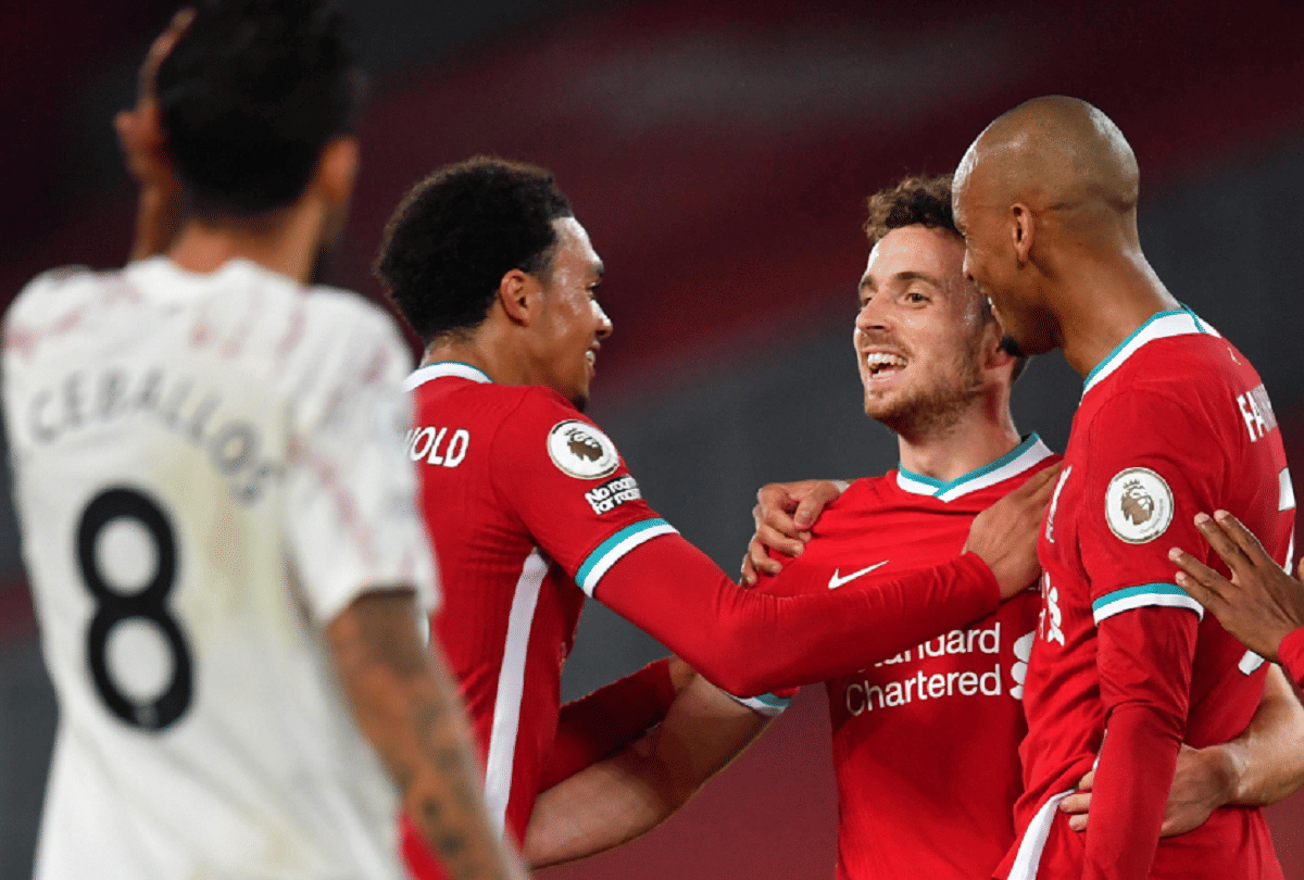 Defending Champion Liverpool beat Arsenal 3–1 in EPL, register third consecutive win of the season