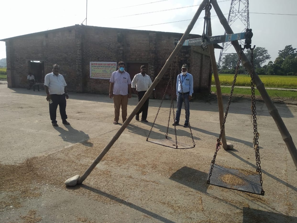 Government paddy purchasing center opened in Tanakpur, Banbasa, procurement not started
