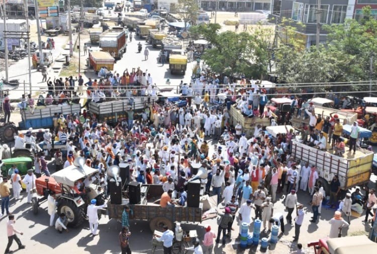 Haryana News in Hindi: Farmers protests in six Districts of Haryana