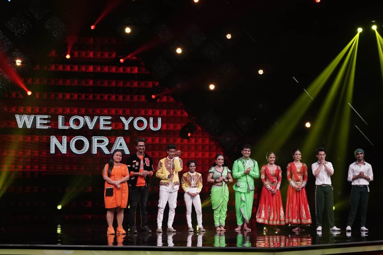 Malaika Arora back to Indias Best Dancer an emotional goodbye to Nora Fatehi