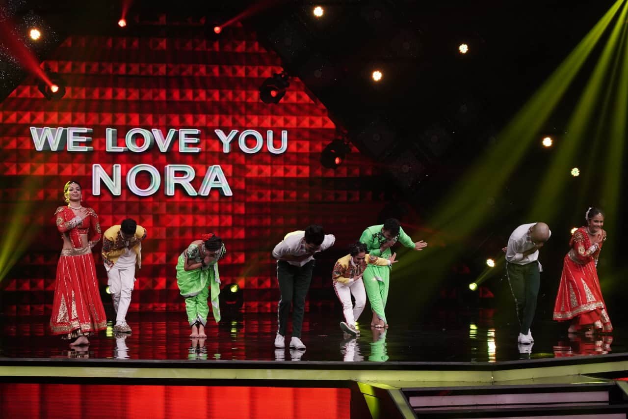 Malaika Arora back to Indias Best Dancer an emotional goodbye to Nora Fatehi