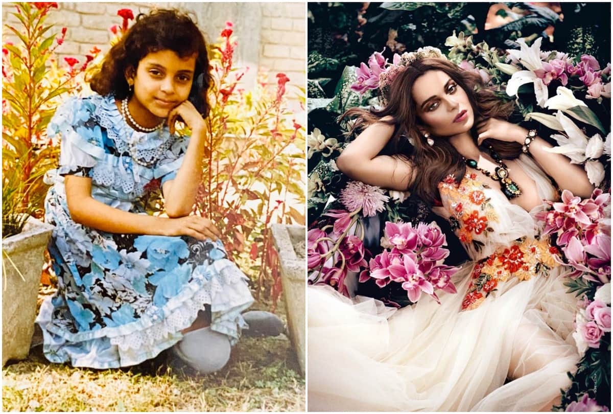 Kangana Ranaut Share Her Childhood Photo and Remember Those Days of Village