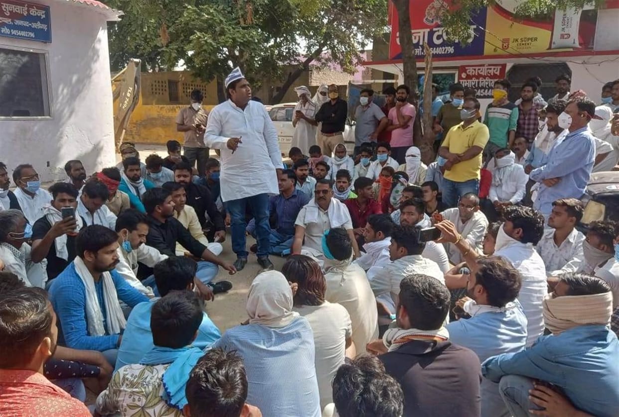 Bhim army protested due to chandrashekhar custody