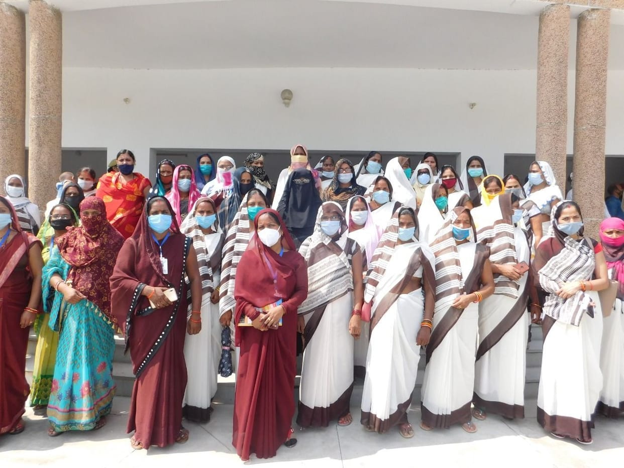 ASHA workers perform at collectorate