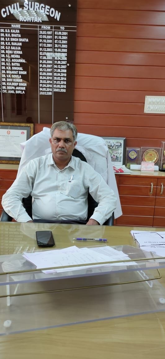 Civil Surgeon Rohtak and Faridabad brainstorm on Corona with NITI Aayog member Dr. VK Paul