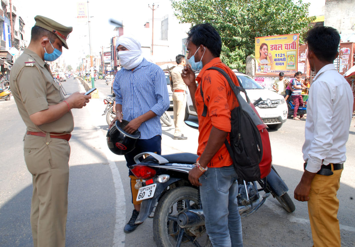 Police alert in district, checking operation carried out