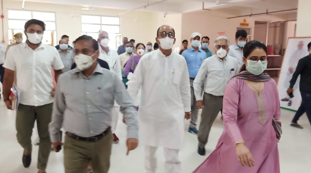 CM inaugurates Kovid Hospital virtual