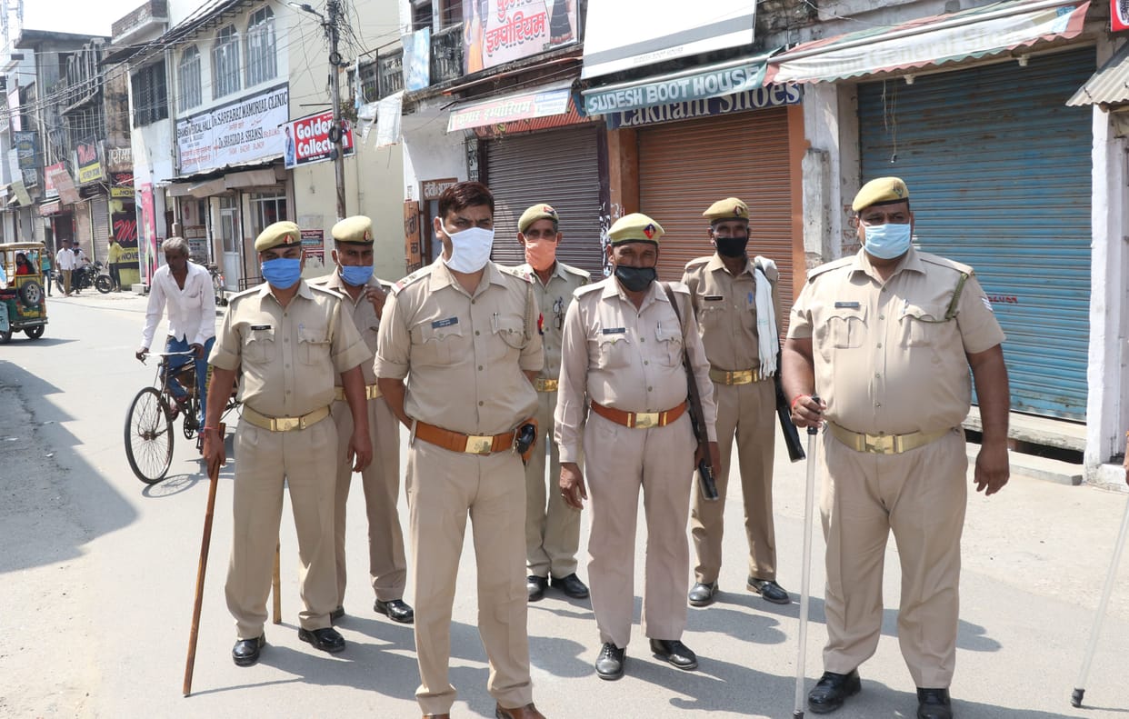 Police was ready all day in the district