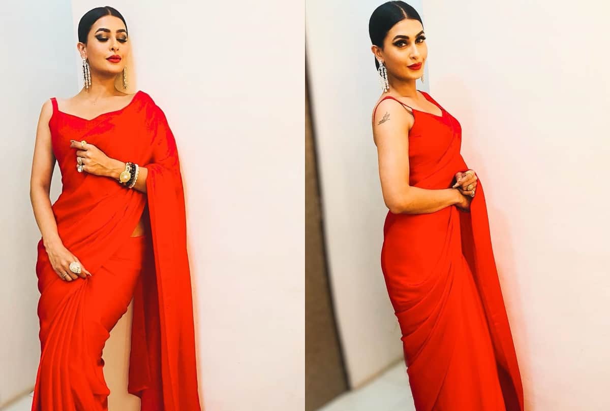 pavitra punia seen copper gold saree in bigg boss 14 show fans said hotness overload