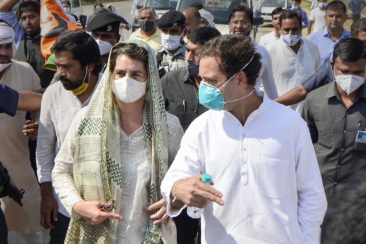 Why does Uttar Pradesh police become active after seeing Rahul and Priyanka Gandhi Vadra