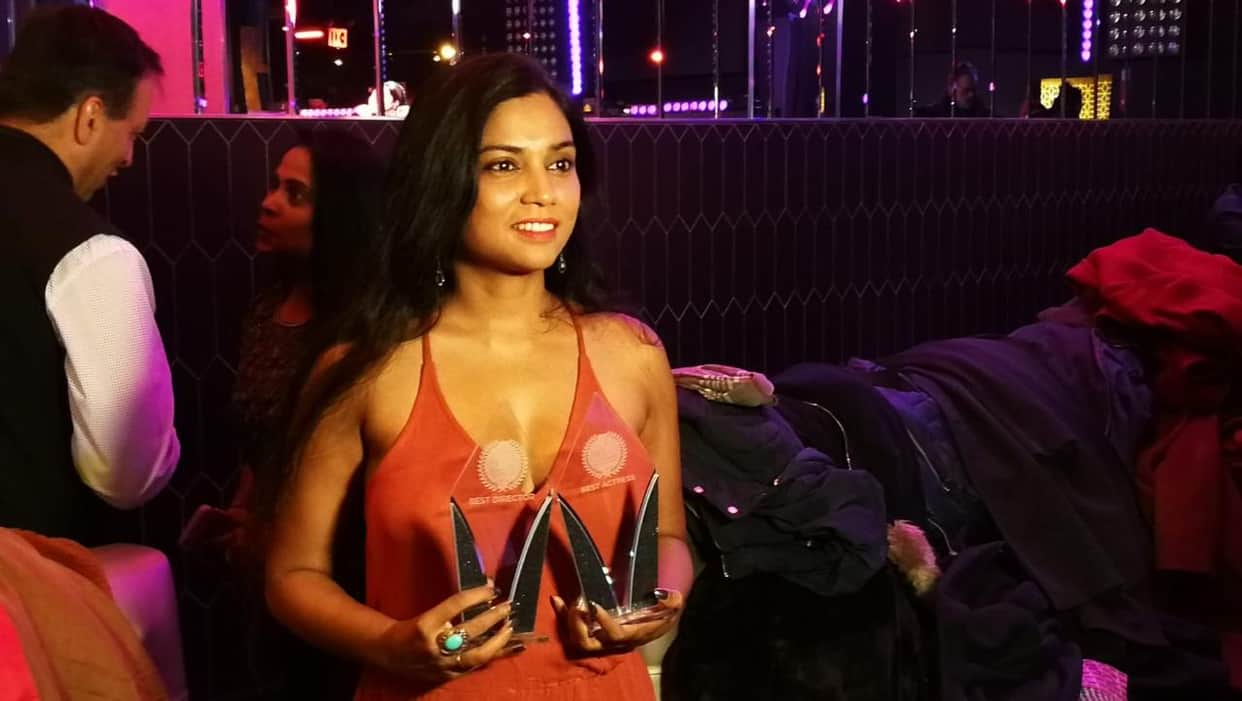Usha Jadhav Best Actor Female award at Indo German Film week for Mai Ghat Crime No 103 2005