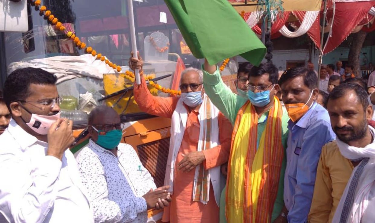 Buses start operating from new bus station in Baberu