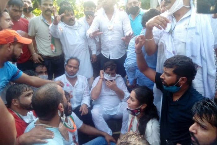 Hathras Case: Congress Chandigarh Protest, Rahul Gandhi, Priyanka Gandhi