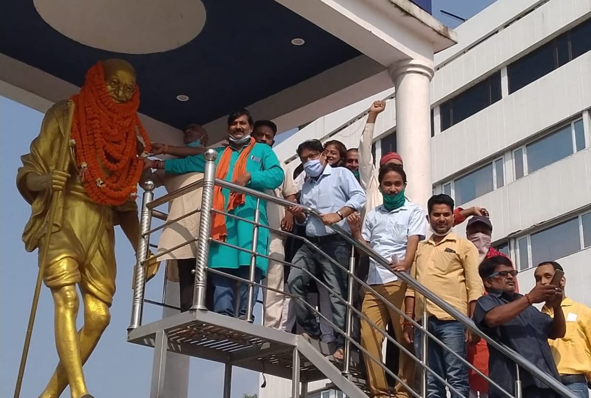 Mahatma Gandhi jayanti 2020 and Lal Bahadur Shastri Jayanti 2020 celebration in gorakhpur