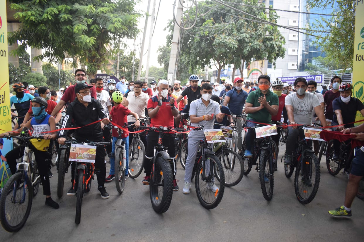10 km long cycle track ready