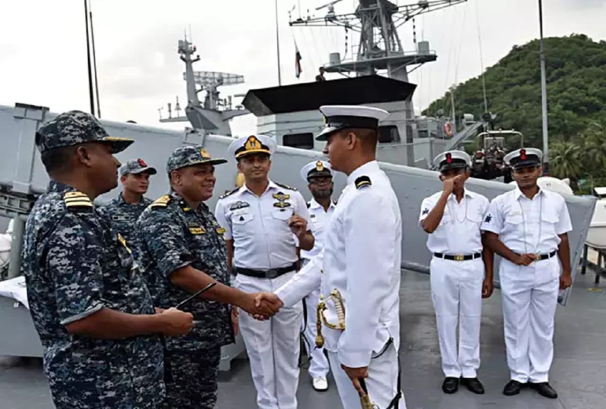 The 2nd edition of the bilateral naval exercise Bongosagar between the navies of India & Bangladesh