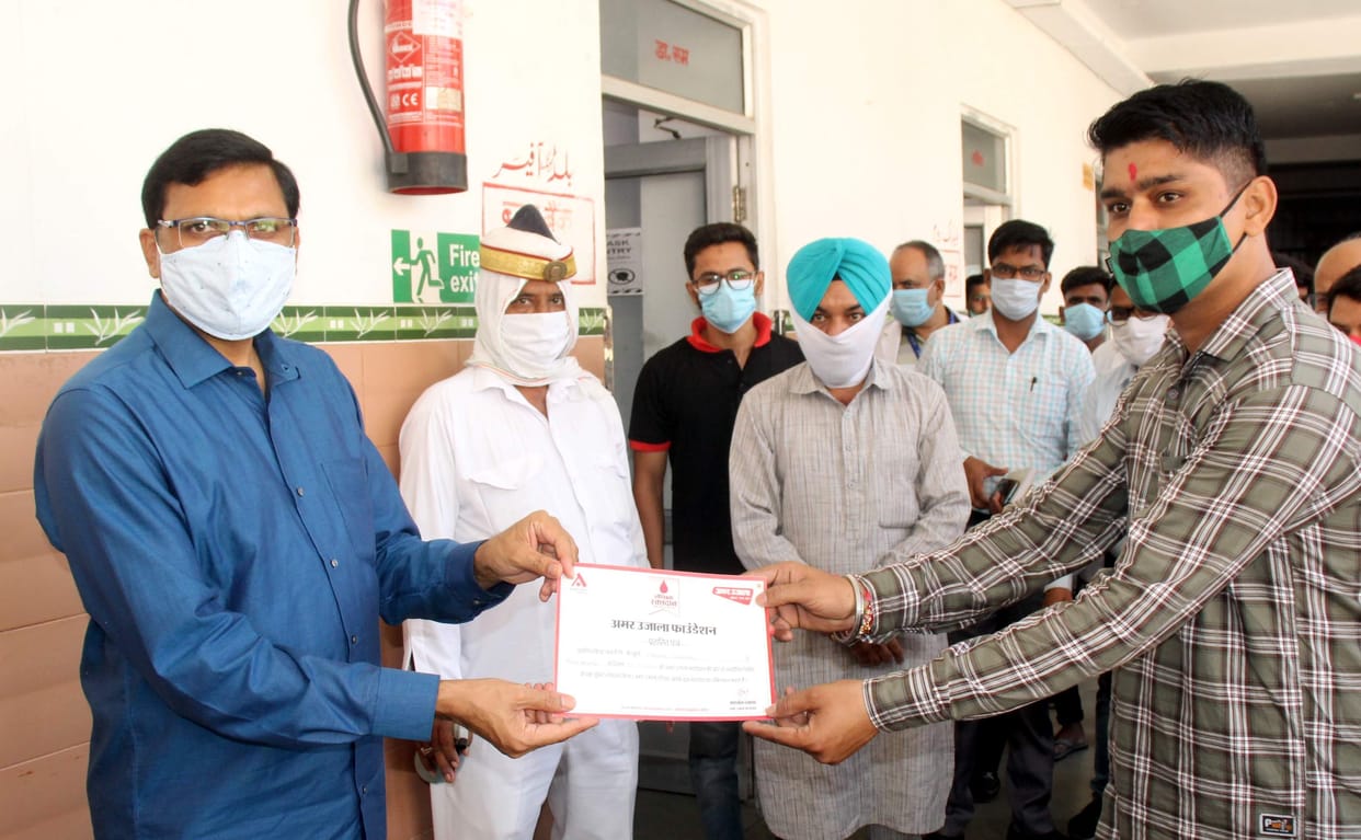 30 persons donated in camp