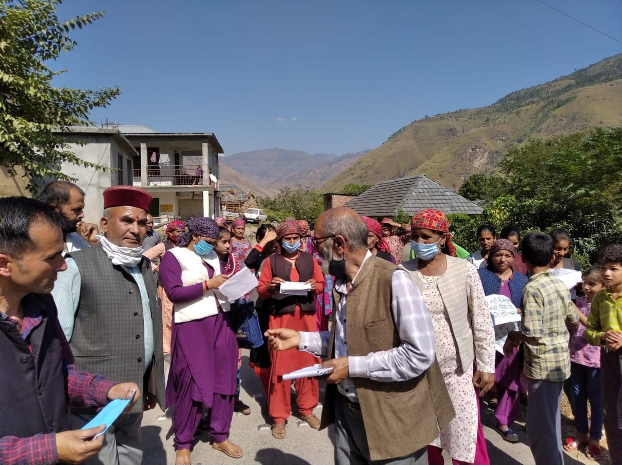 Villagers will not give land to Luhari-2 Hydro Project