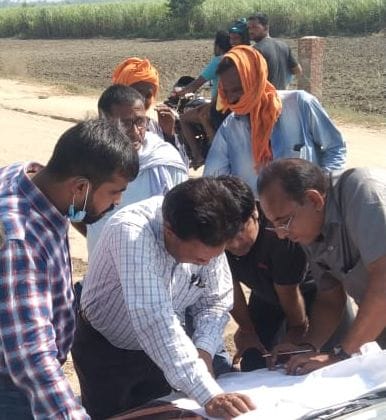 250 acre goverment lends villegers  grown sugercane