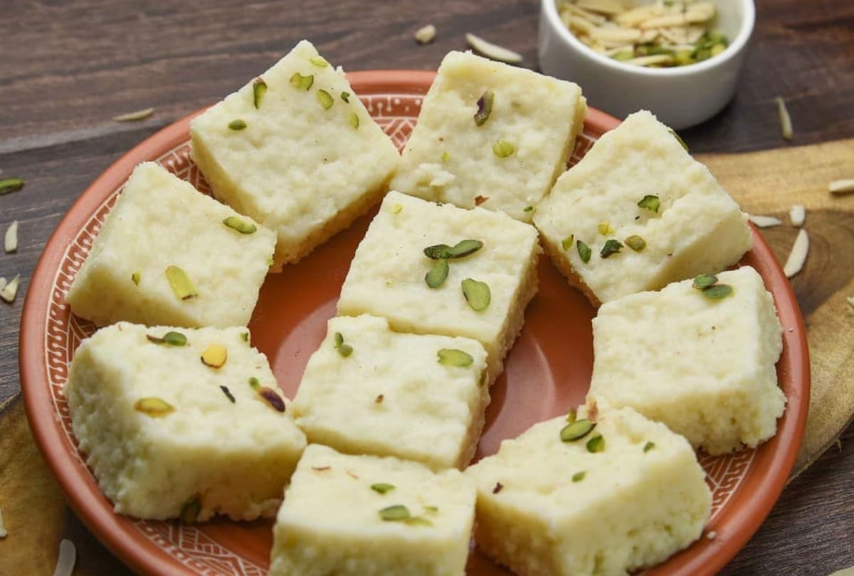 milk cake recipe ingredients in hindi how to make milk cake at home