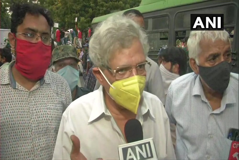 Sitaram Yechury CPM leader son passed away CPIM leader Sitaram Yechury son Ashish Yechury passes away due to COVID 19