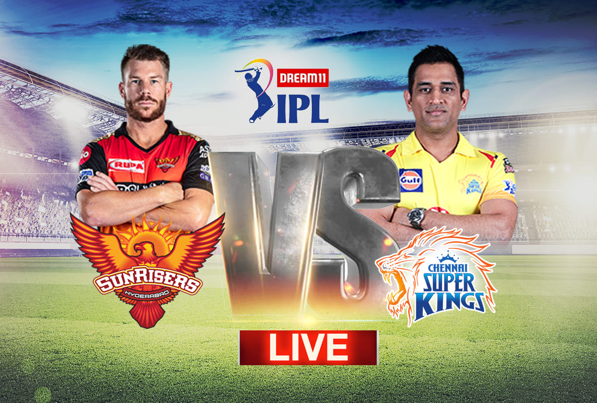 IPL 2020, SRH vs CSK Live Cricket Score Match Today News Updates in Hindi