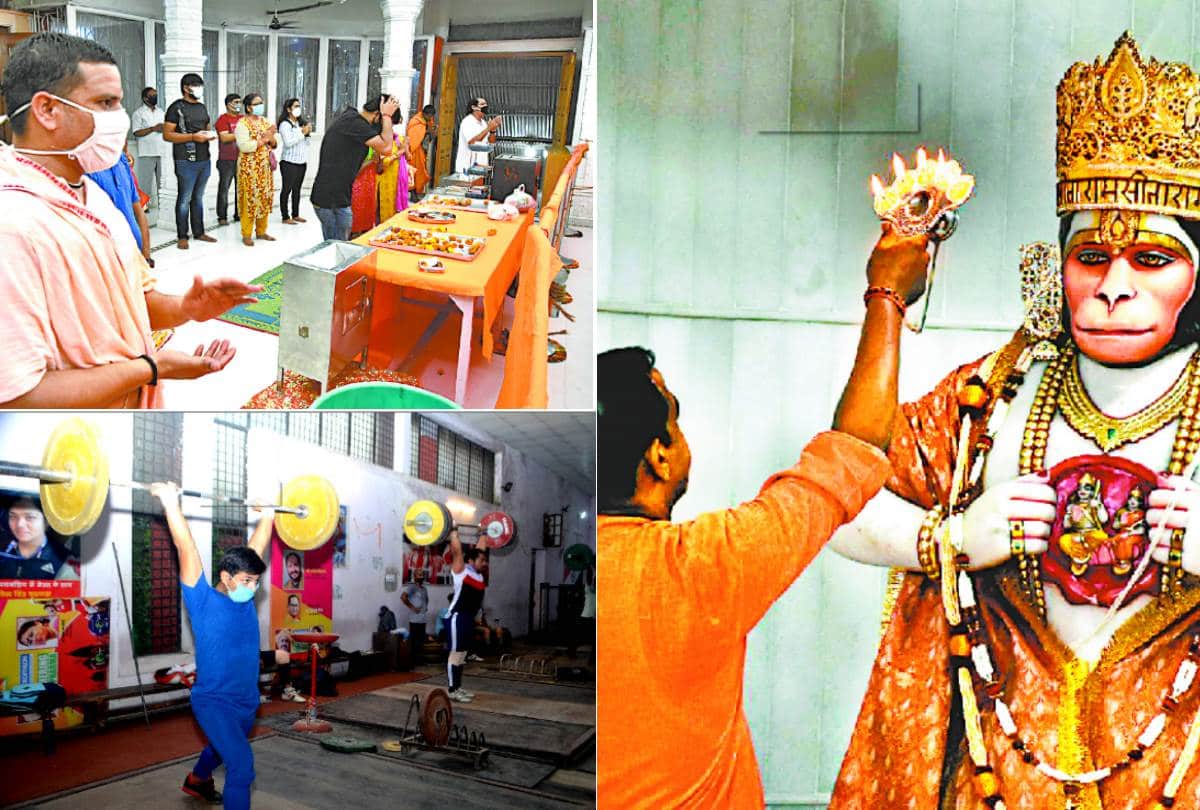 hanuman setu temple and stadium opened after six months in lucknow