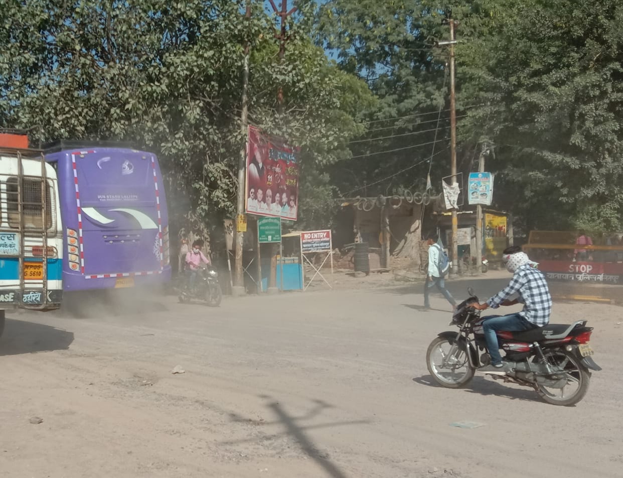 shabby roads dust  health rish