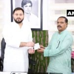 Tejashwi Yadav and Bharat Bind