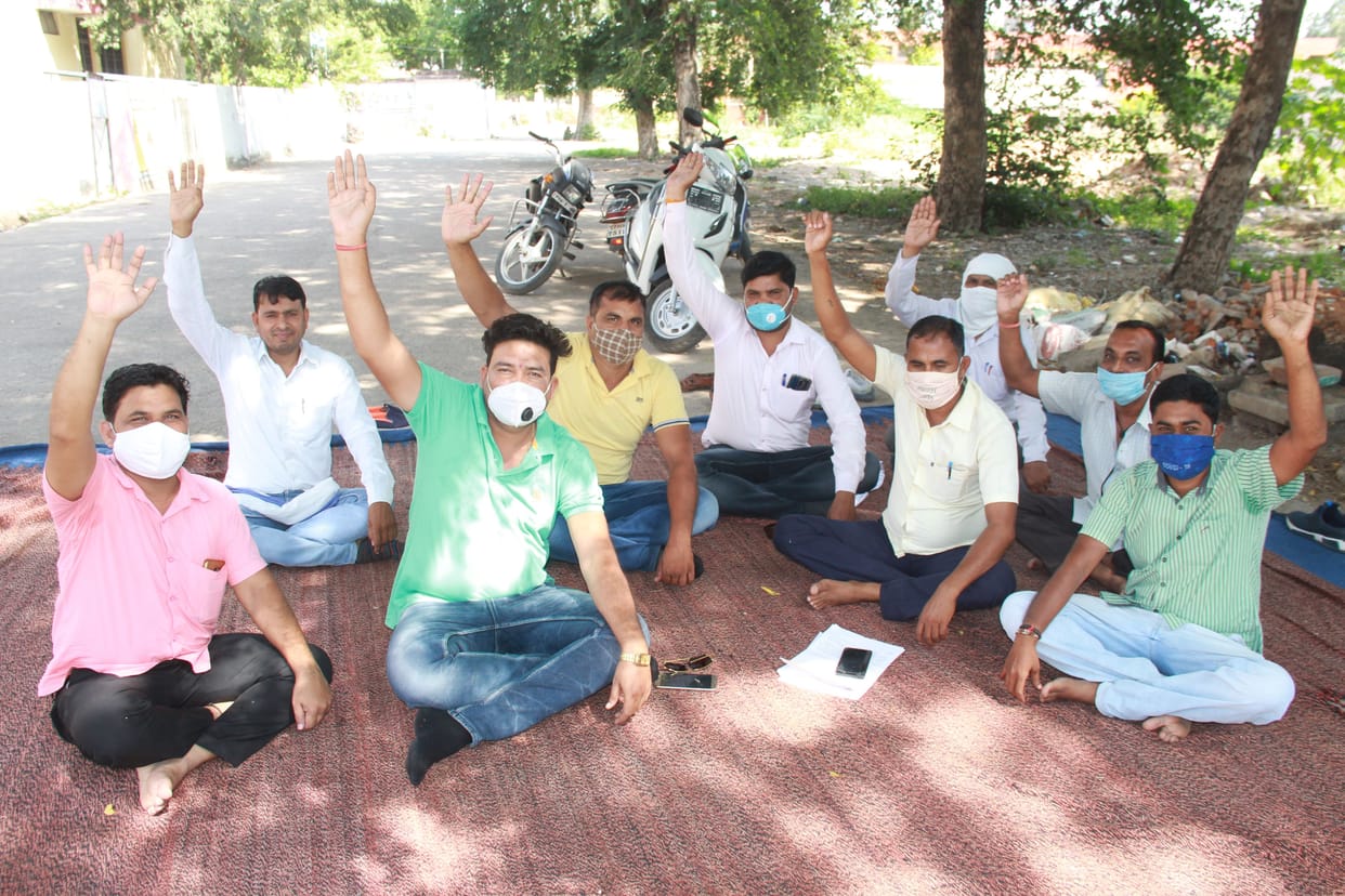 sikshamitra protest