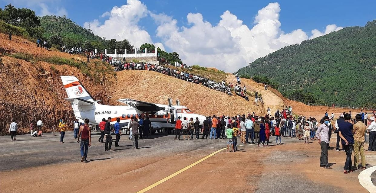 Airoplane in Nepal