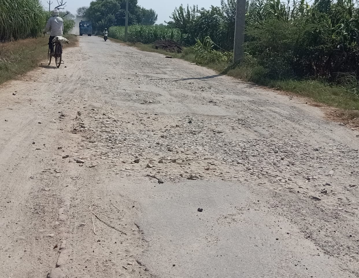12 km full of pits from Chausana to Wool