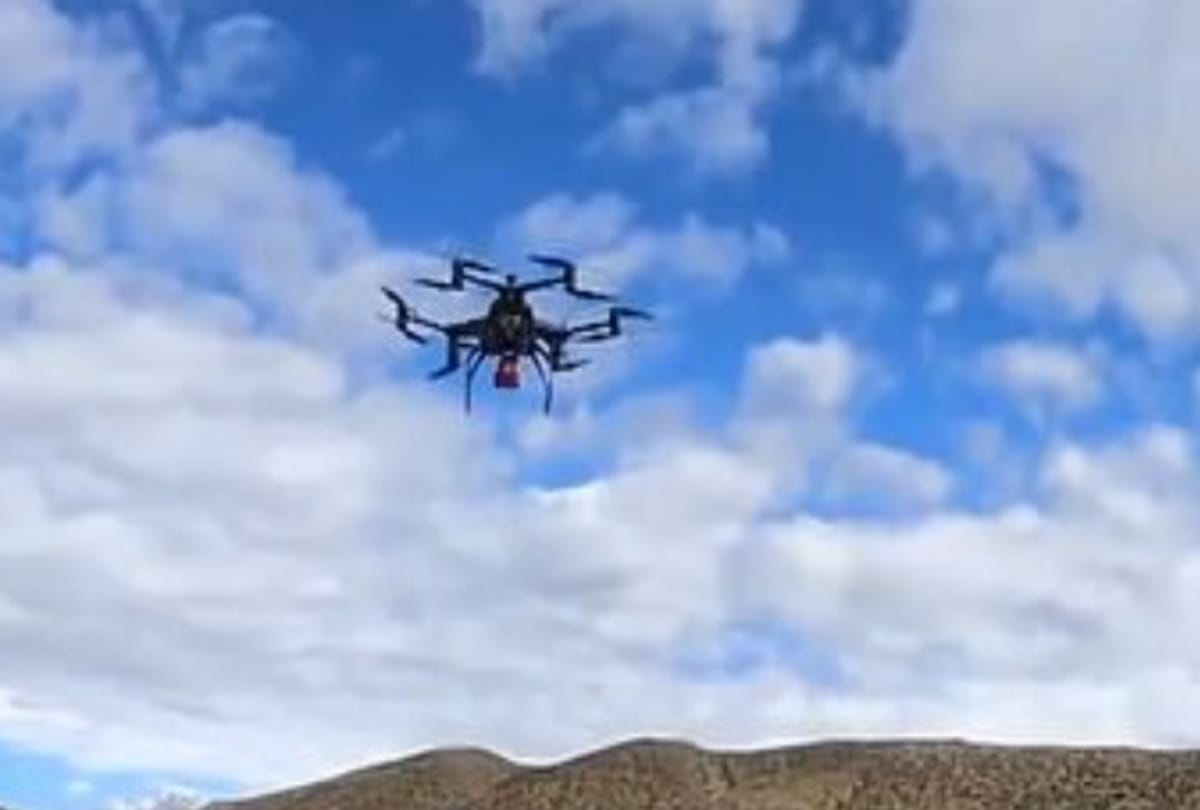 Drone was spotted inside Indian High Commision in Islamabad Pakistan