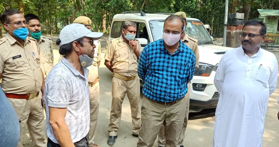 Artist Rajpal Yadav vizit in chuka