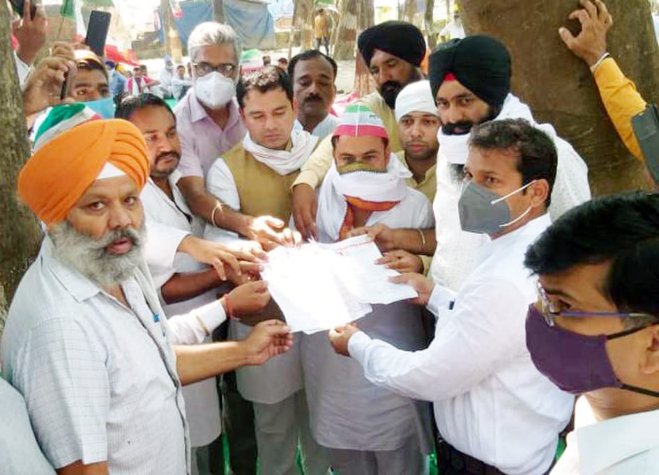 political protest for farmers interest