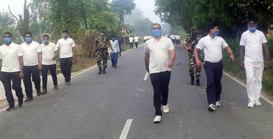 ssb commandant organised march