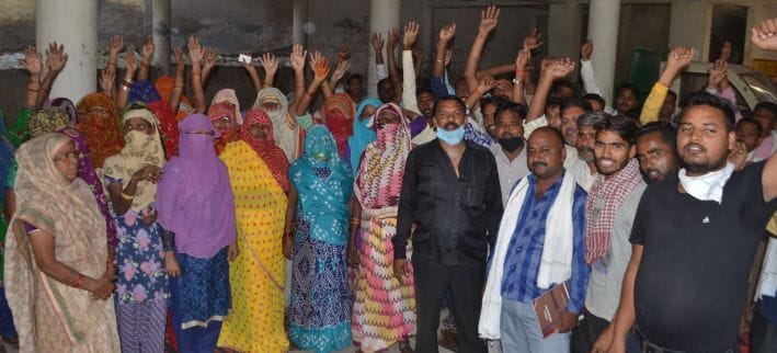 hathras, kand, protest, sweepers, etah