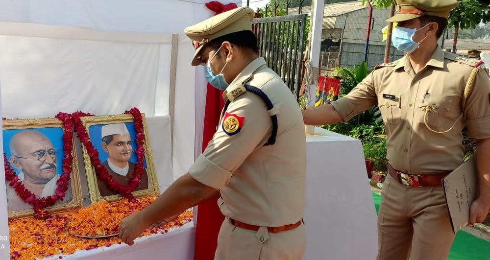 Adopt the ideals and values of Mahatma Gandhi