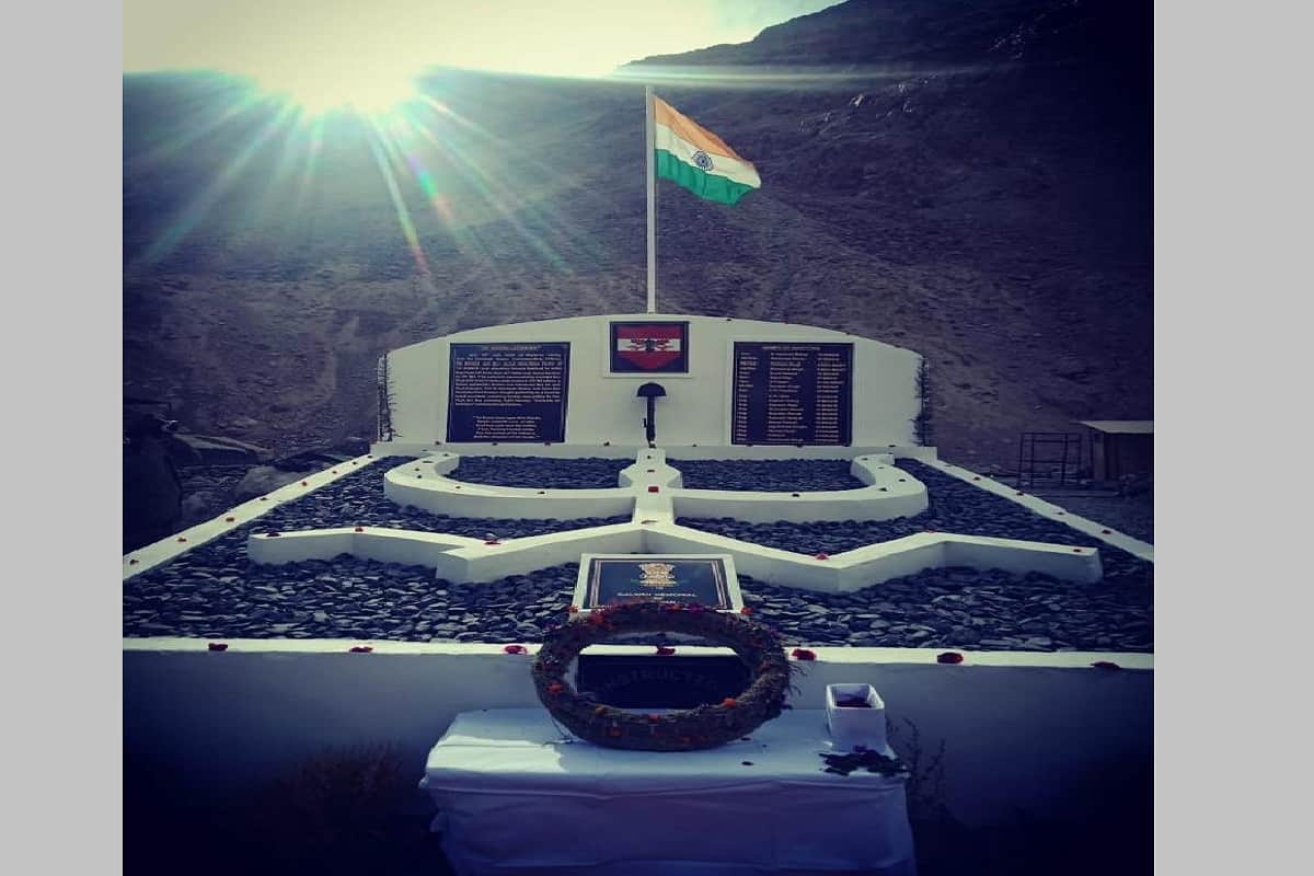 Memorial for Galwan Gallants: Names of 20 Galwan martyr inscribed on eastern Ladakh war memorial