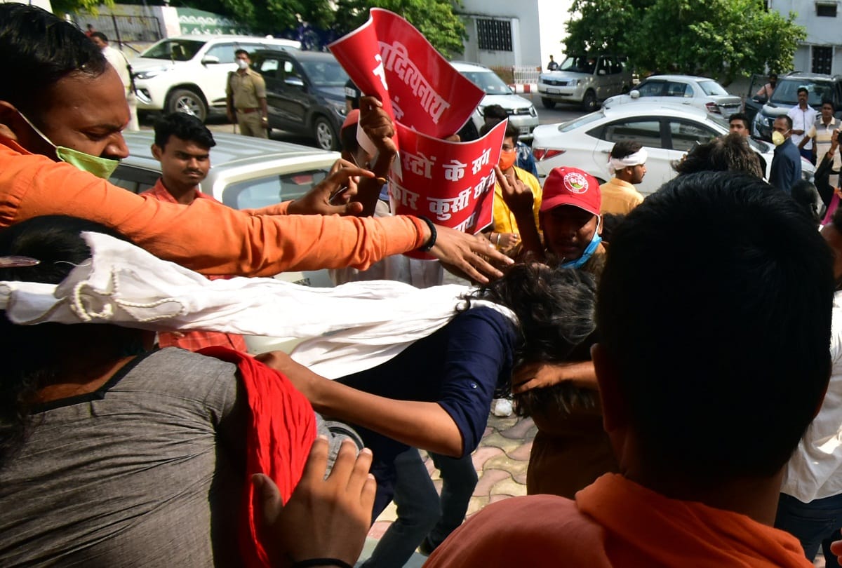 SP activists Ruckus, 12 jailed in BJP national secretary Vinod Sonkar's program