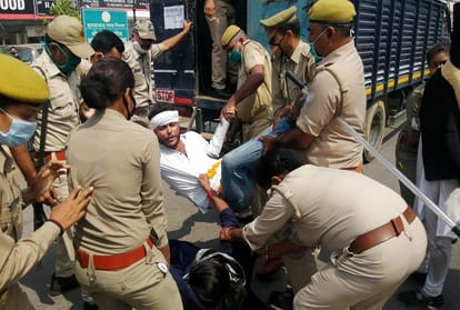 SP rage on Hathras, Balrampur incident, SP's silent performance